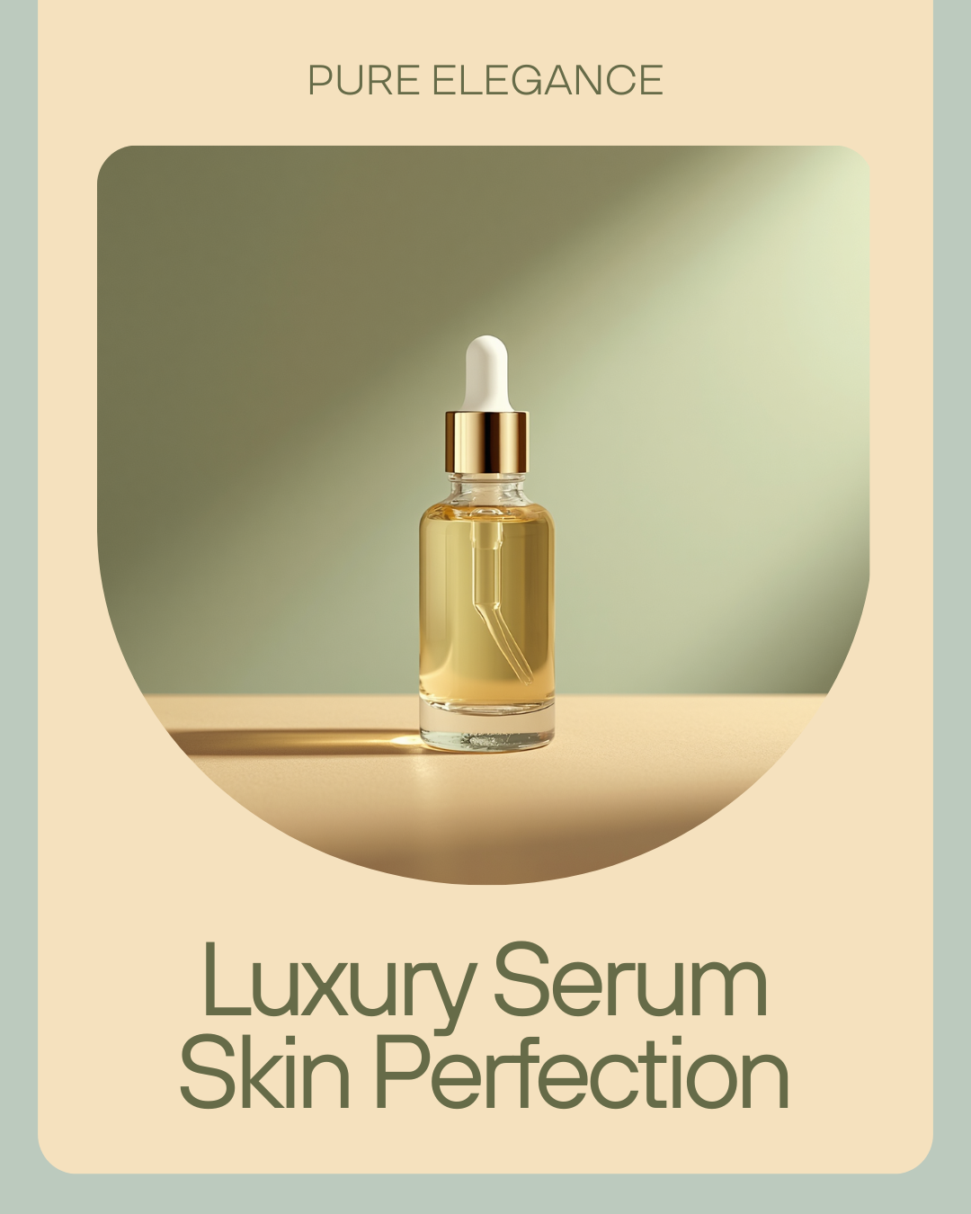 Serum bottle detail