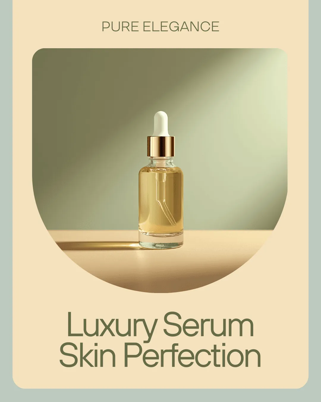 Serum bottle detail